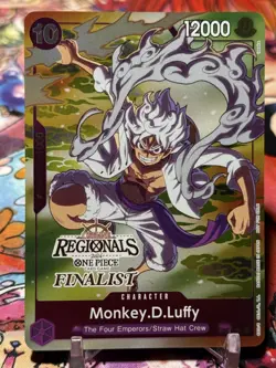 MONKEY D LUFFY - One Piece P-041 - PROMO FINALIST Offline Regional 2024 Vol. 2 - Image 1
