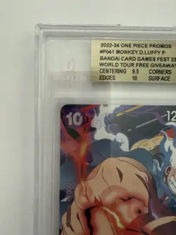 One Piece Card Game: Promos English Monkey D Luffy #P-041 BGS 9.5 GEM MINT - Image 2