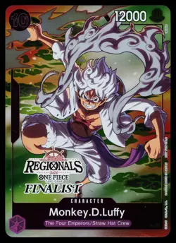 Monkey D Luffy - P-041 - NM - Regionals Finalist - Promo - One Piece - OP1-66 - Image 1