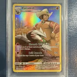 PSA 9 MINT Excadrill Cosmic Eclipse Full Art Secret Rare Pokemon Card 246/236 - Image 2