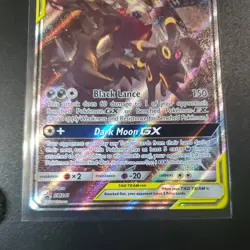 Pokemon Umbreon Darkrai GX SM241 TAG TEAM Black Star Promo Holo Card Mint Fresh - Image 5