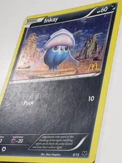 PROMO HOLO Inkay 6/12 PL - 2014 MCDONALDS EXCLUSIVE Pokemon Card - Image 3