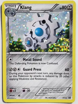 PROMO HOLO Klang 11/12 LP - 2012 MCDONALDS EXCLUSIVE Pokemon Card - Kouki Saitou - Image 1