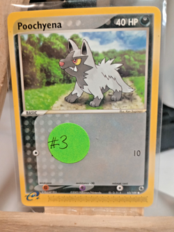Poochyena 63/109 Ruby And Sapphire Pokemon E Reader Card Non Holo - Image 1
