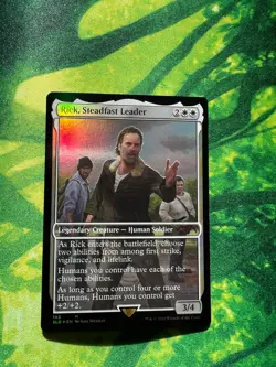 *Foil* Rick, Steadfast Leader (Walking Dead Secret Lair) Magic Card - Image 1