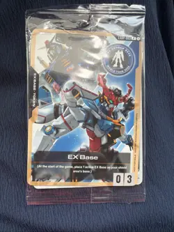 Gundam Card Game EX Base Gundam Base World Tour Promo EXBP-003 - New Sealed - Image 1