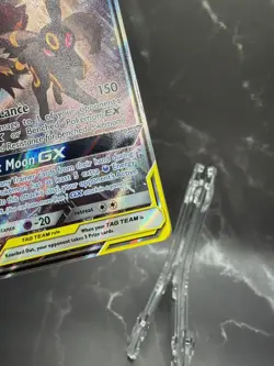 Pokemon Umbreon & Darkrai GX TAG TEAM Holo Promo SM241 270HP Dark Card - Image 4