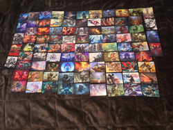 MTG Lot of 90 ART SERIES Cards -NO DOUBLES-Some Gold Signatures - Image 1