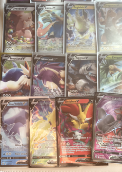 Pokemon card mixed Lot Of 25 English V cards promo cards, and japanese NM - Image 2