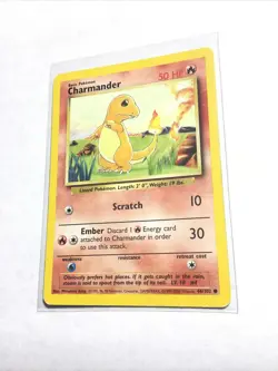 CHARMANDER - 46/102 - Base Set - 4th Print - 1999-2000 - Pokemon Card - HP - Image 1