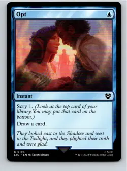 Magic the Gathering Opt The Lord of the Rings Commander MTG Free Shipping! - Image 1