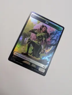 MTG - Elf 0004/Kithkin 0007 Token (Foil) - Lorwyn Eclipsed NM/M Condition - Image 2
