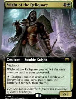 Modern Horizons 3 #460 Wight of the Reliquary (Extended Art) - Image 1