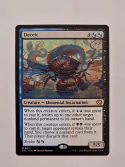 Deceit - M0212 Reg - Lorwyn Eclipsed - Magic the Gathering - NM Never Played - Image 1