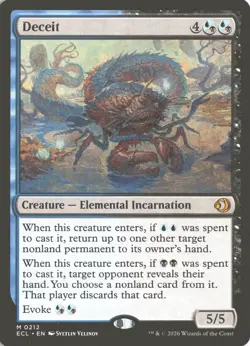 MTG Deceit (0212) *Non-Foil* Base Mythic Lorwyn Eclipsed MT/NM Free Ship - Image 1