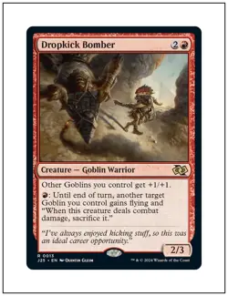 1x Dropkick Bomber, Foundations Jumpstart, Magic MTG NM - Image 1