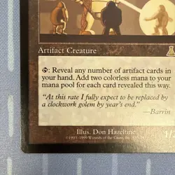 Metalworker - Urza's Destiny - Magic: The Gathering Vintage 1999 WOTC RARE - Image 5