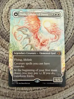 EIRDU, CARRIER OF DAWN [Borderless] - Mythic - ECL Lorwyn Eclipsed MTG #286 - Image 1