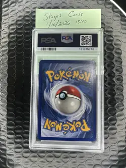 1999 Pokemon Fossil #3 Ditto-holo 1st Edition PSA NM-MT 8 - Image 2