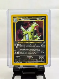 2001 Pokemon Neo Discovery Tyranitar 12/75 Holo Rare NM+ 25 Years Stored! - Image 1