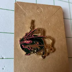 Pokemon Shiny Mega Rayquaza Official Enamel Trading Pin - Image 2