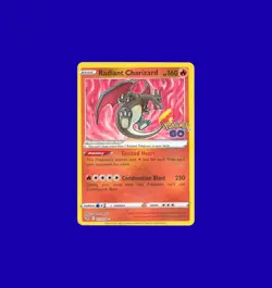 2022 Pokemon SWSH Pokemon GO Radiant Charizard Holo 011/078 - Gem Mint - Image 1