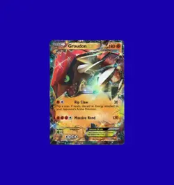 2015 Pokemon XY Black Star Promos Groudon EX Ultra Rare Holo XY42 - Gem Mint - Image 1