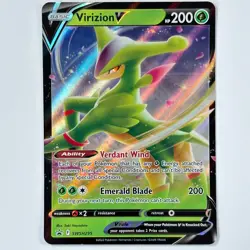 Virizion V SWSH295 SWSH: Sword & Shield Promo Pokemon TCG - English NM Holo - Image 1