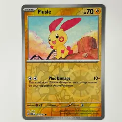 Plusle 060/182 Sv04: Paradox Rift Pokemon - English NM Reverse Holo - Image 1