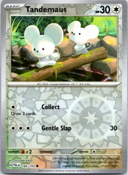 Tandemaus 166/193 Sv02: Paldea Evolved Pokemon TCG - English NM Reverse Holo - Image 1