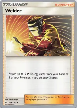 Pokemon - Trainer Card - Welder 189/214 - 2019 World Championship NM - Image 1