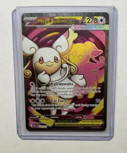 Pokemon Mega Audino Ex 253/217 Mega Evolutions Ascended Heroes Ready To ship - Image 1