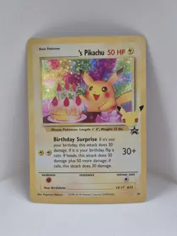 ______'s Pikachu Pokemon Celebrations Classic Collection Holo Promo 24 LP - Image 1