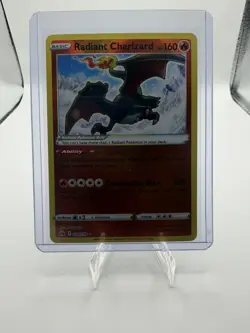 Pokemon TCG Radiant Charizard 020/159 Crown Zenith Radiant Rare - Image 1