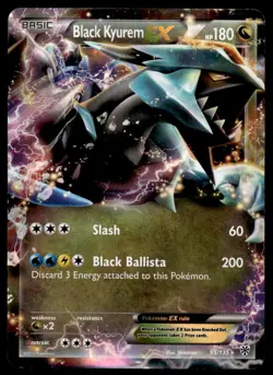 Pokemon TCG Plasma Storm #95/135 Black Kyurem EX NM - Image 1