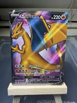 CHARIZARD V SWSH050 PROMO SWSH BLACK STAR POKEMON NM - Image 1