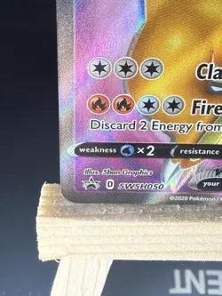 CHARIZARD V SWSH050 PROMO SWSH BLACK STAR POKEMON NM - Image 4