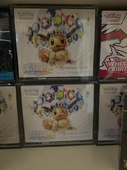 Pokemon Center Prismatic Evolutions Elite Trainer Box PC ETB Sealed W/ Acrylic - Image 1