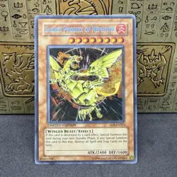 Yugioh Sacred Phoenix of Nephthys EEN-ENSE3 Secret Rare NM - Image 1