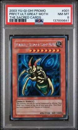 2003 Yu-Gi-Oh! Perfectly Ultimate Great Month TSC-001 Secret Rare PSA 8 Promo - Image 1