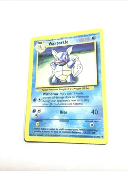 WARTORTLE - 42/102 - Base Set - 4th Print - 1999-2000 - Pokemon Card - MP - Image 1