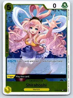 Shirahoshi (Dash Pack) OP03-116 Kingdoms of Intrigue One Piece - English NM Foil - Image 1