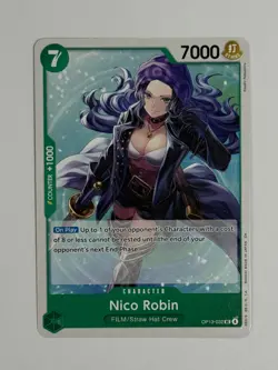 One Piece TCG Nico Robin OP13-032 Foil UC Carrying On His Will - Image 1