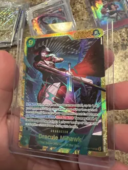 Dracule Mihawk - OP14-119 SEC - THE AZURE SEA'S SEVEN - One Piece TCG English - Image 1