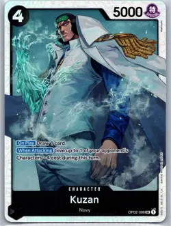 Kuzan OP02-096 Premium Booster The Best PRB01 One Piece - English NM SR Foil - Image 1