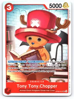 Tony Tony.Chopper OP08-007 Two Legends One Piece TCG - English NM SR Foil - Image 1