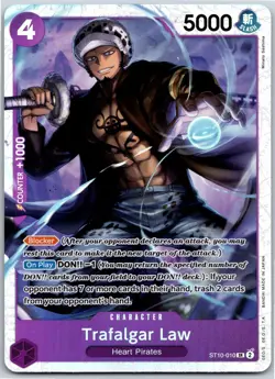 Trafalgar Law ST10-010 Premium Booster The Best One Piece - English NM SR Foil - Image 1