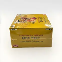 One Piece TCG OP04 Kingdoms of Intrigue Booster Box New FACTORY SEALED English 810059781993 - Image 4