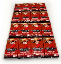 52x OP13 Carrying On His Will Dead Booster Packs- One Piece TCG - ENGLISH - - Image 1