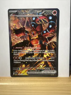 Volcanion ex 182/159 Sv09: Journey Together SIR Pokemon TCG NM/MINT - Image 1